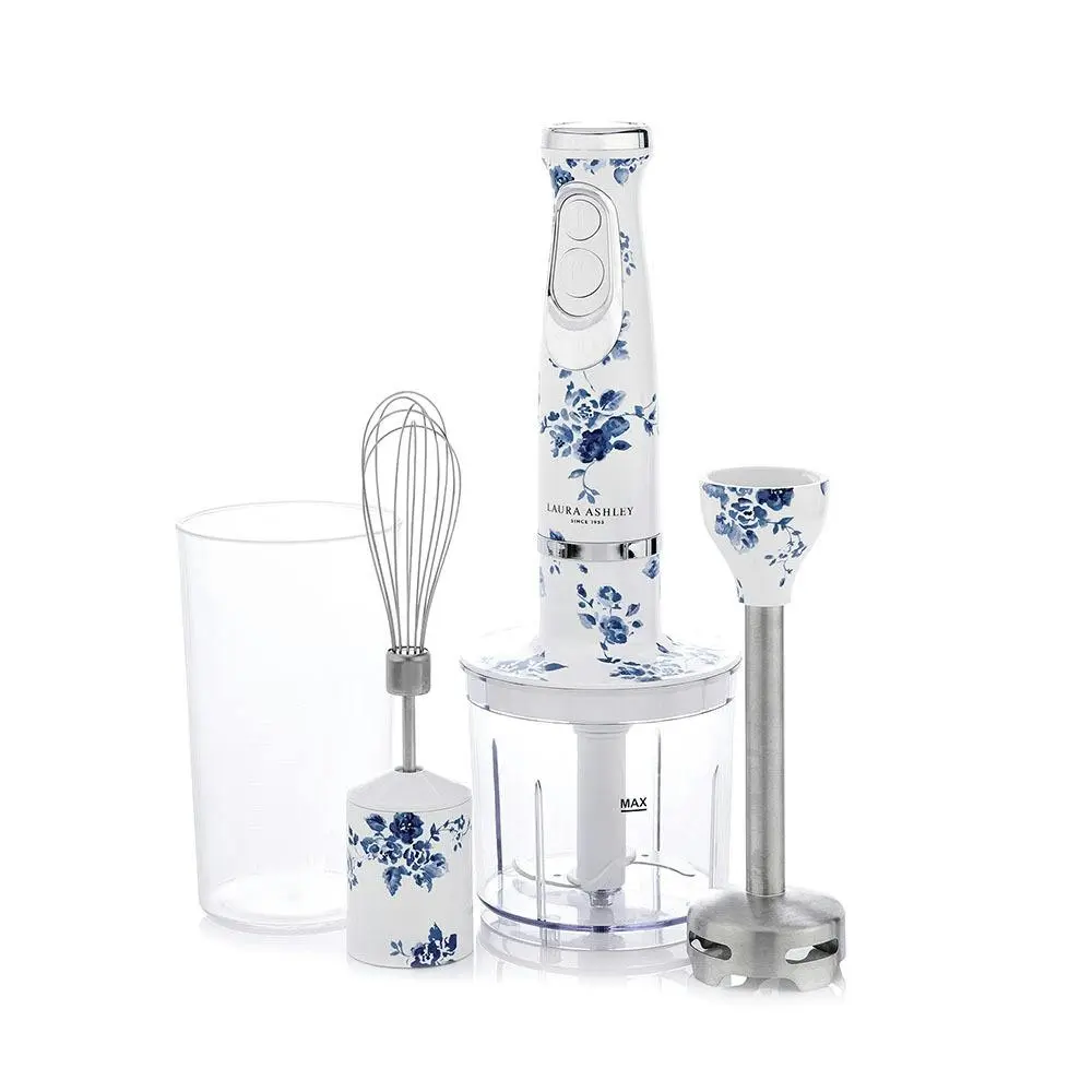 Laura Ashley Electric 180W Hand/Stick Blender China Rose Home Kitchen Cooking - Home & Garden