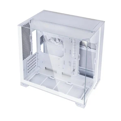 Lian Li O11VMW Lian-li O11 Vision-m O11vmw Dual-chamber Design Pre-installed 140 Mm Fan Micro Atx Case, White