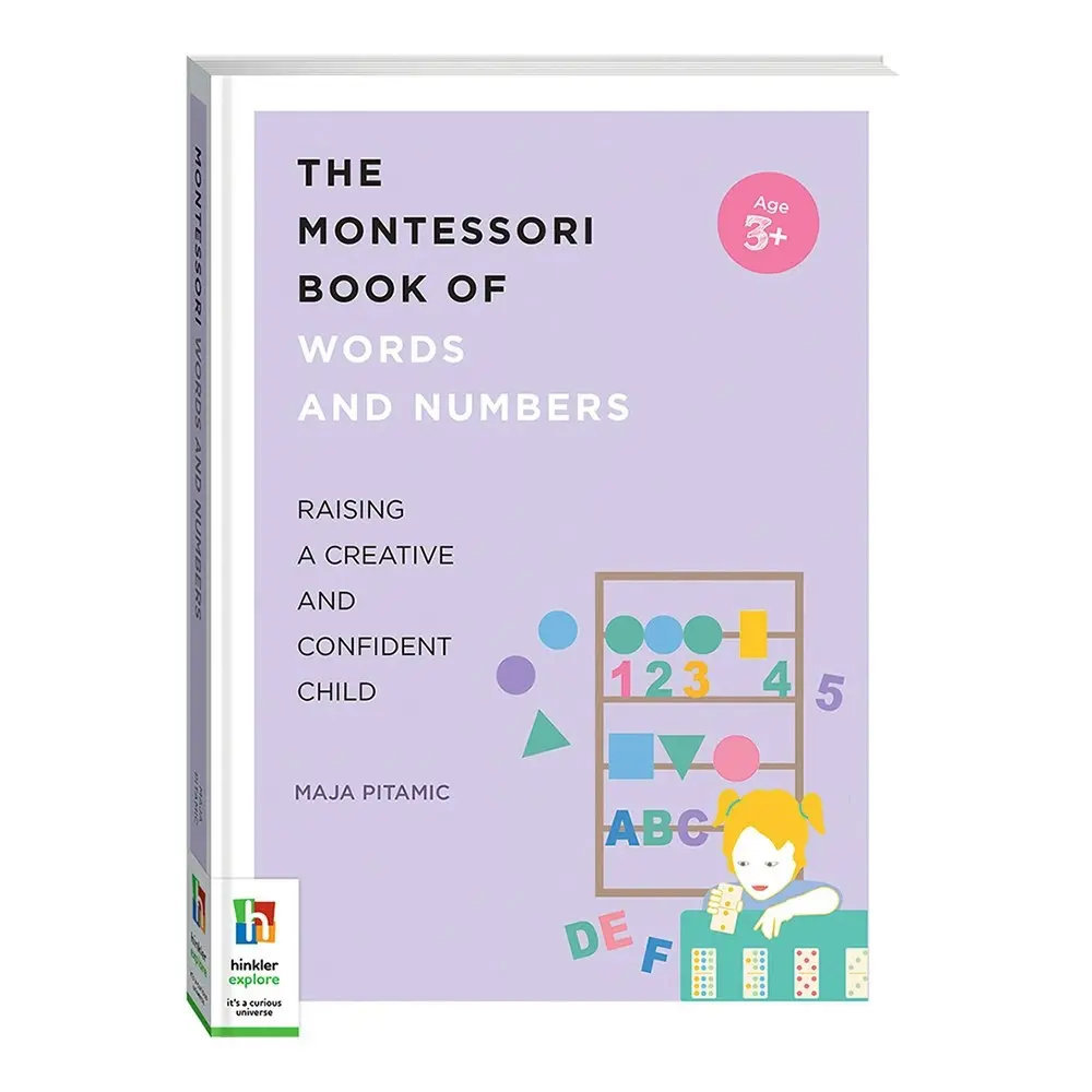 Rising Stars The Montessori Book of Words and Numbers Parenting Book Family - Entertainment