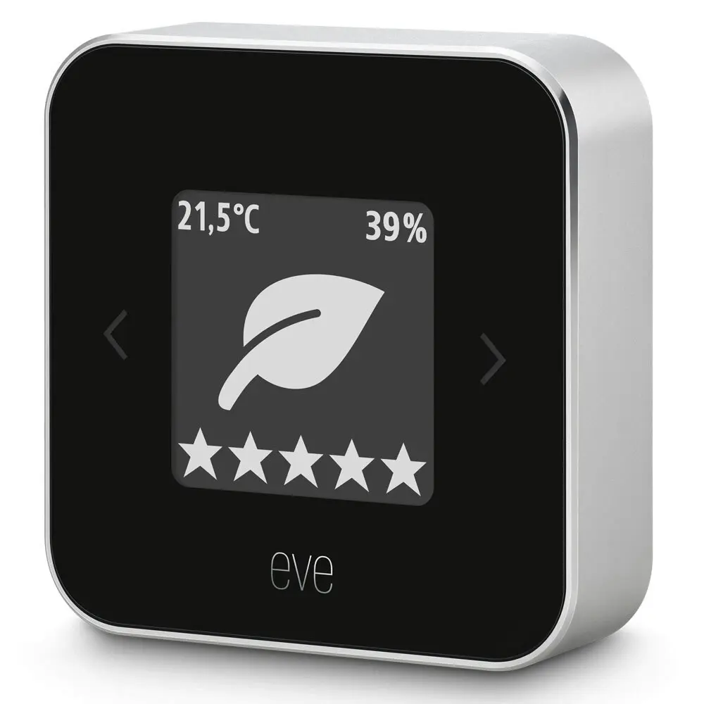 Eve Room 5V Wireless Indoor Air Quality Temperature/Humidity Monitor w/ Thread - Home & Garden