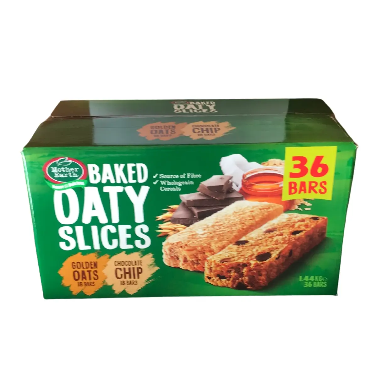 Mother Earth Baked Oaty Slices 36 Bars 1.44kg - Groceries