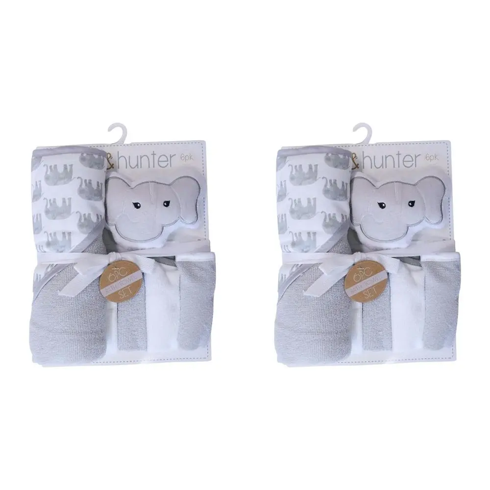 2x LVD Kids/Baby Bathtime Elephant Infant Interactive Play Toy/Accessories 0+