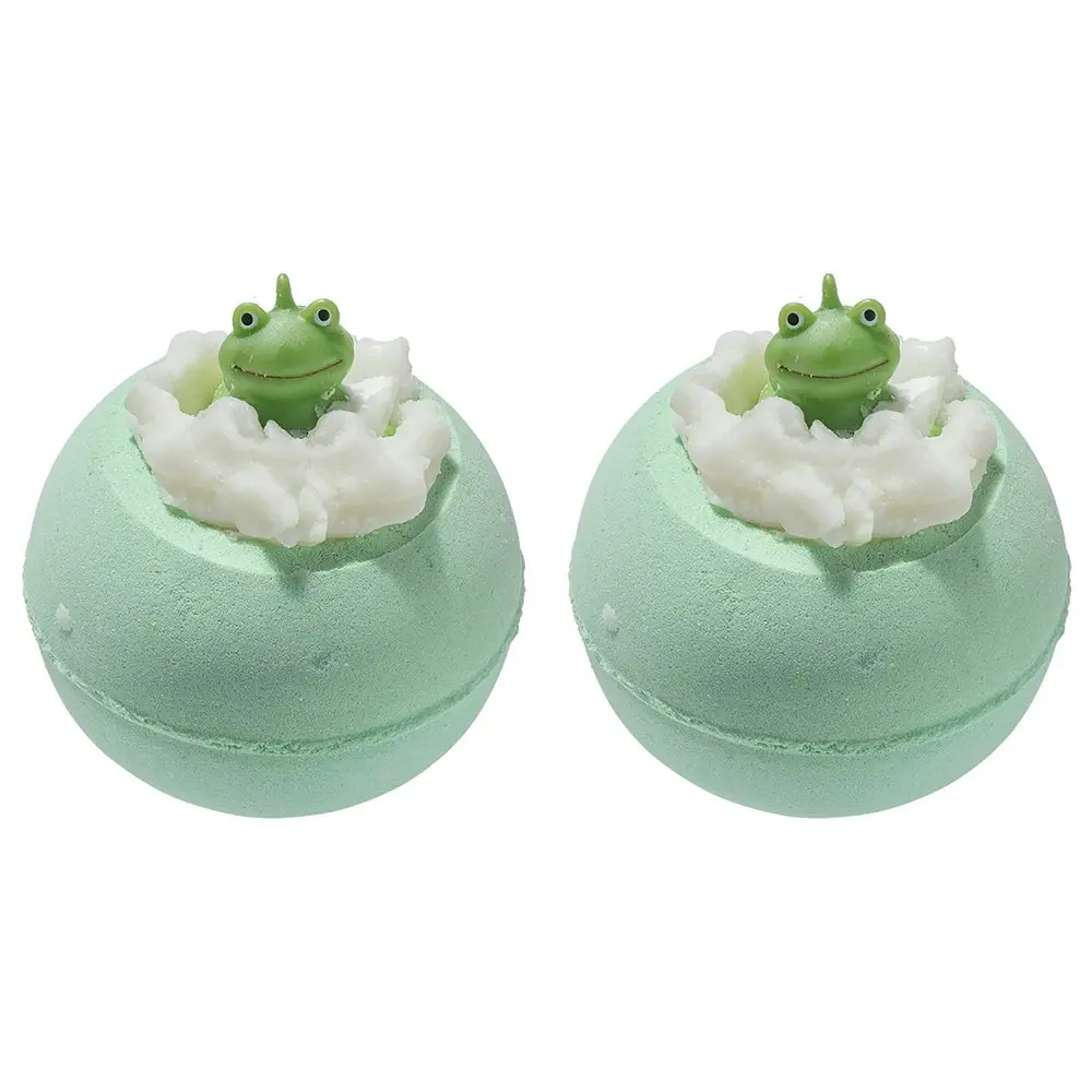 2PK Bomb Cosmetic It's Not Easy Being Green Bath Bomb Blaster w/ Toy Tub Fizzy - Beauty