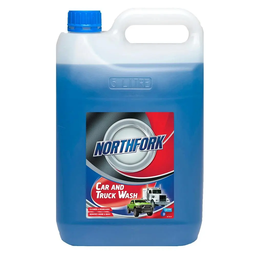 Northfork 5L Car & Truck Wash Liquid Cleaner/Degreaser/Grime/Bugs Remover - Home & Garden