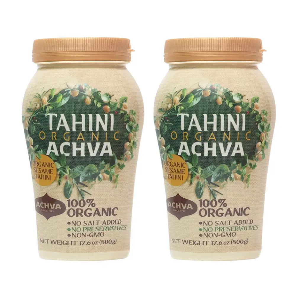 Achva Organic Sesame Tahini 500g x 2 - Groceries