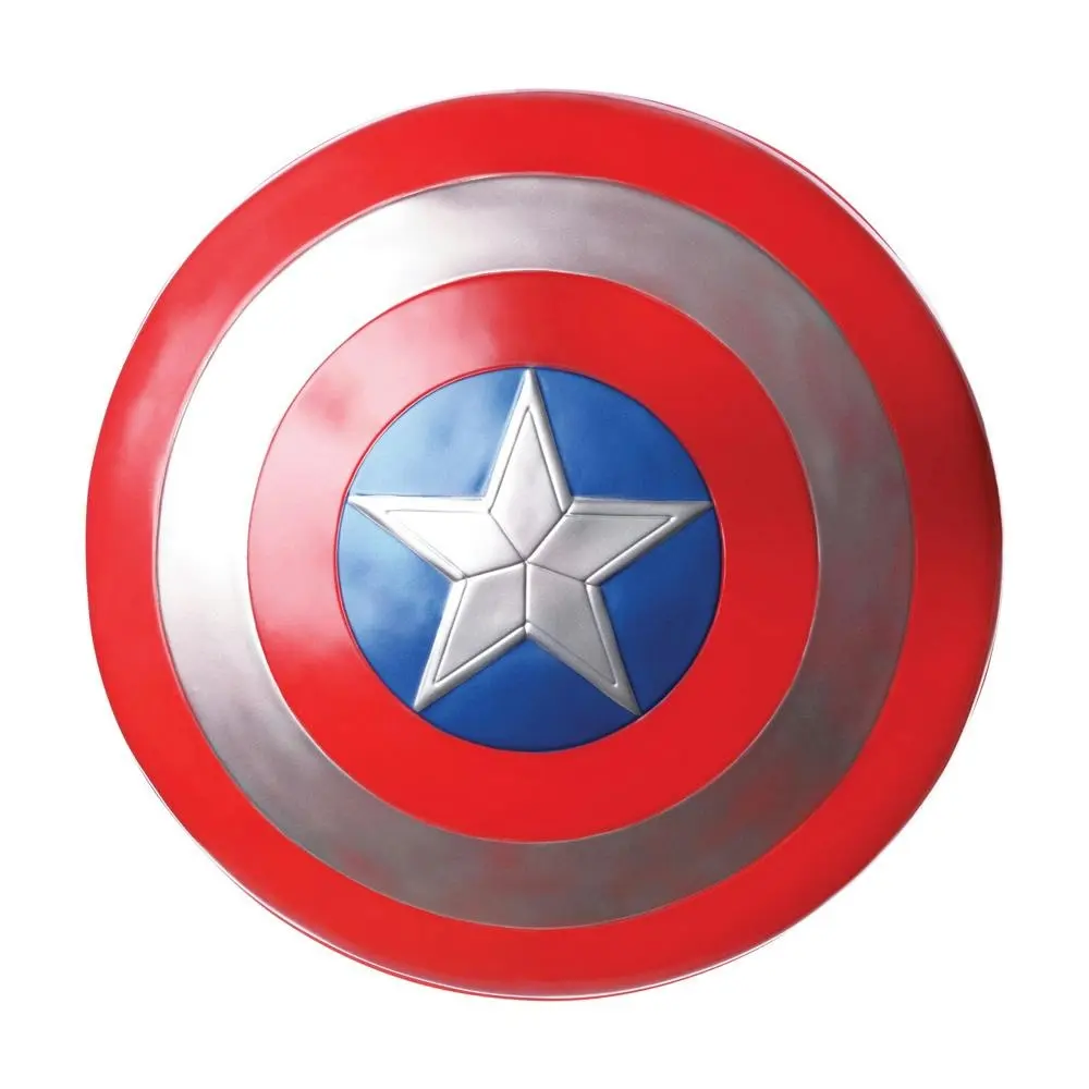 Marvel Captain America 61cm Plastic Shield Adult/Boys Hero Costume Accessory - Fashion