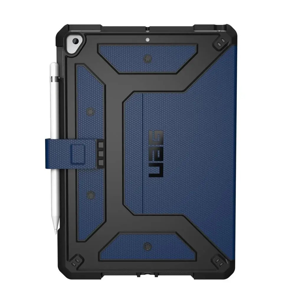 Urban Armour Gear Metropolis Folio Case Protection For Apple iPad 10.2" Cobalt - Electronics