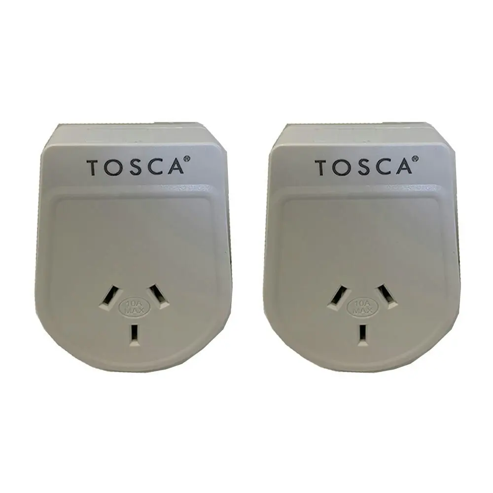 2x Tosca OB Travel Power Adapter Converter Plug - South Africa Compatibility