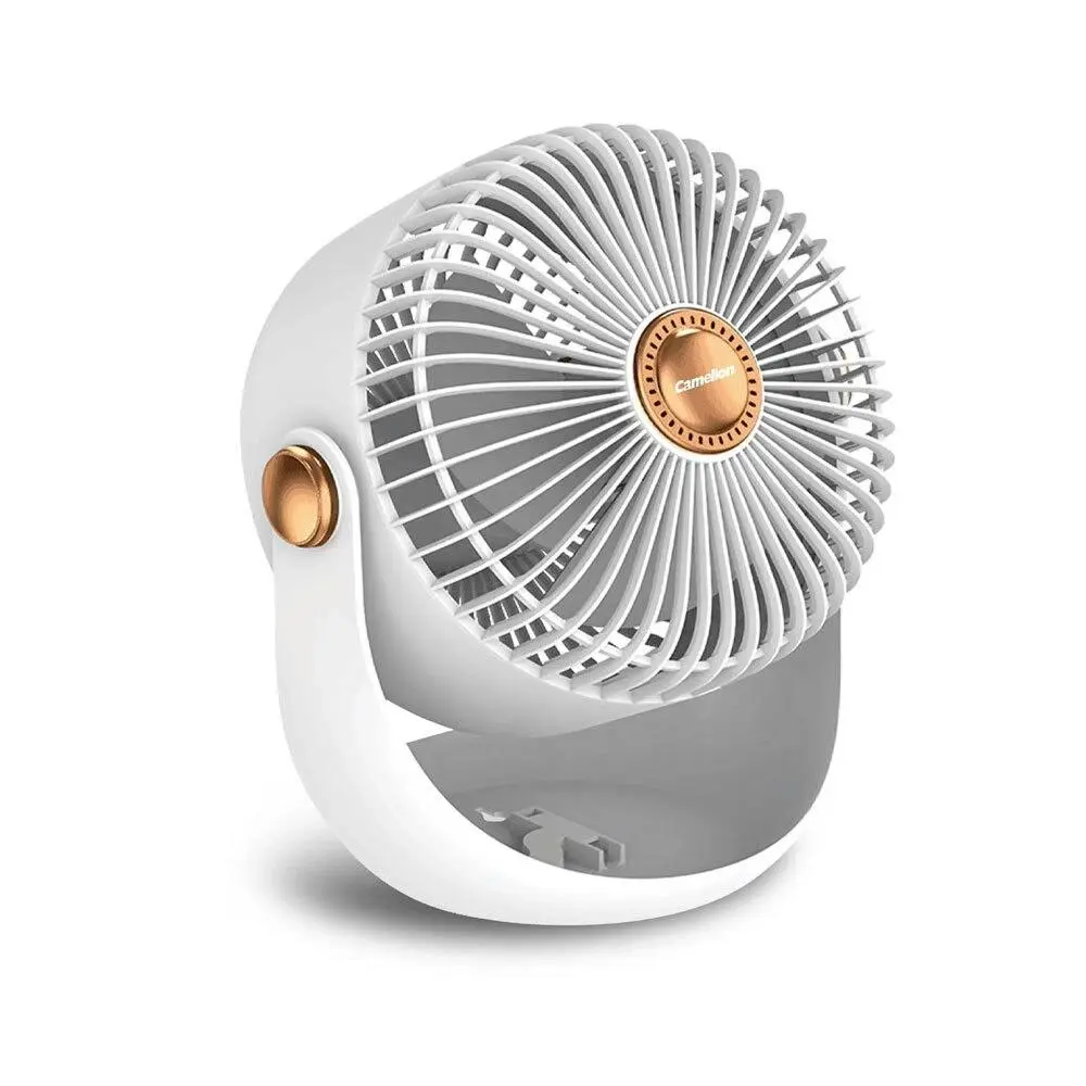 Camelion USB Rechargeable Portable Foldable Compact Travel Mini Fan White - Home & Garden