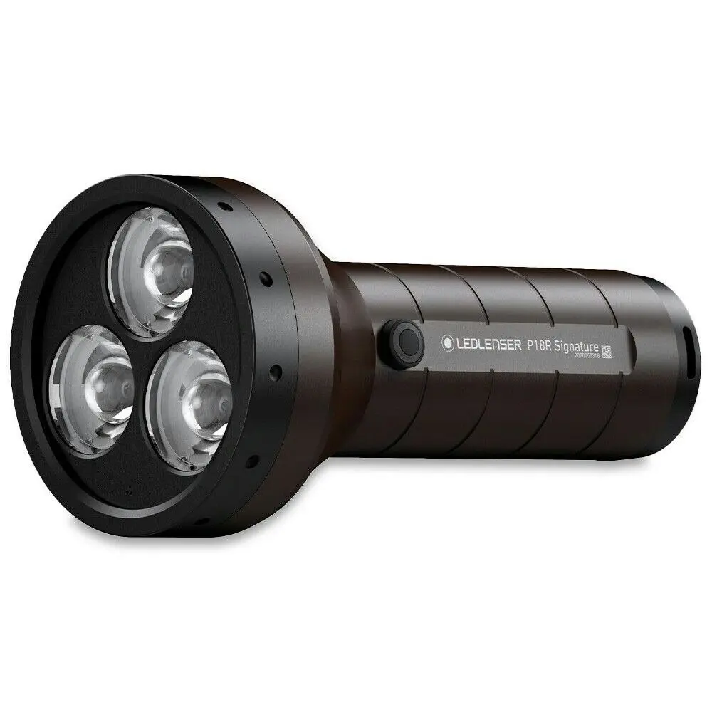 Led Lenser P18R Signature Rechargeable Torch Flashlight | 4500 Lumen - Sports & Outdoor