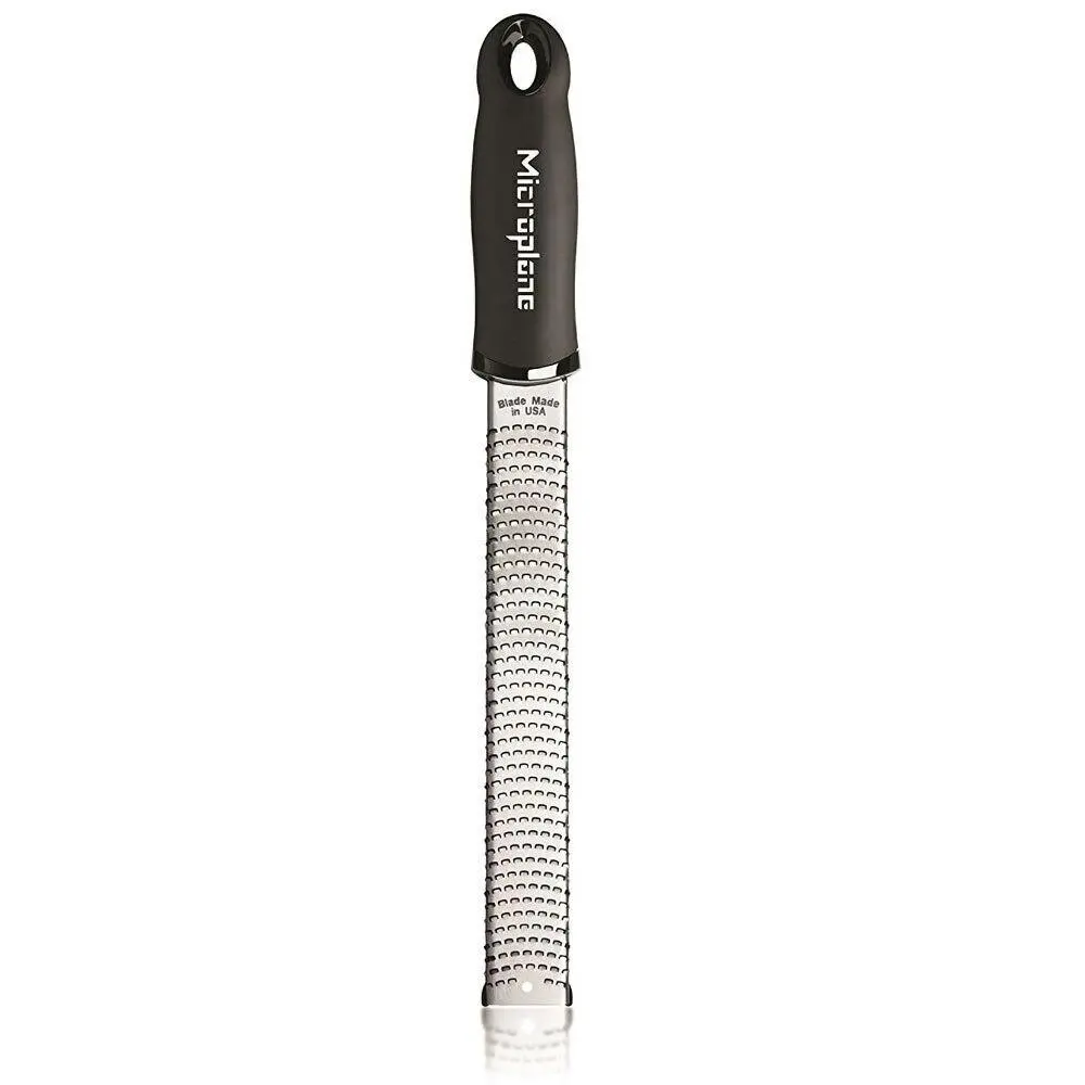 Microplane Premium Zester Stainless Steel Kitchen Cheese/Vegetable Grater Black - Home & Garden