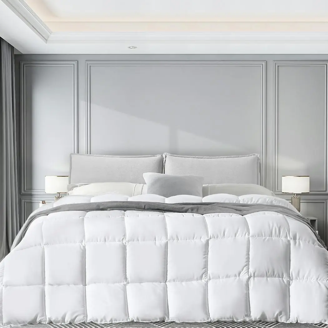 Dreamz 200GSM All Season Bamboo Winter Summer Quilt Duvet Doona Soft Queen Size - Winter Warmers up to 70% Off