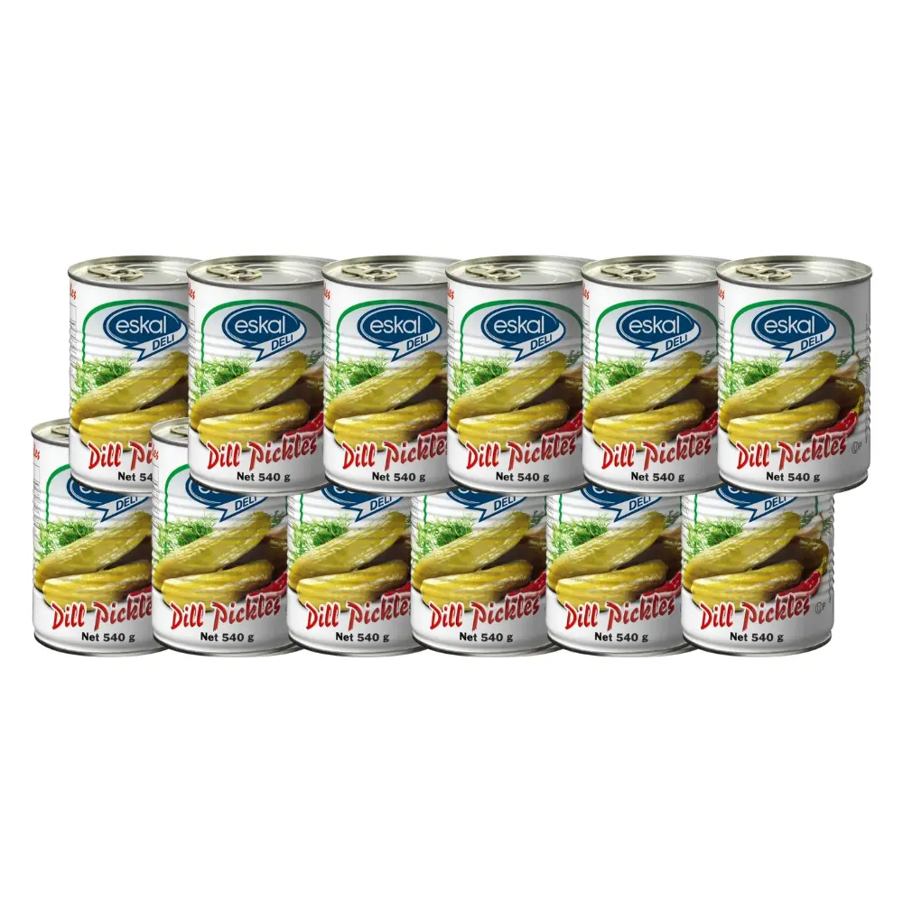 Eskal Dill Pickles 540g x 12 - Groceries