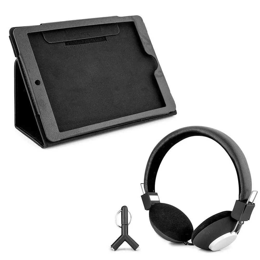 DGTEC Travel Kit Headphones Car Headrest Case Holder for iPad 9.7in Black - Electronics