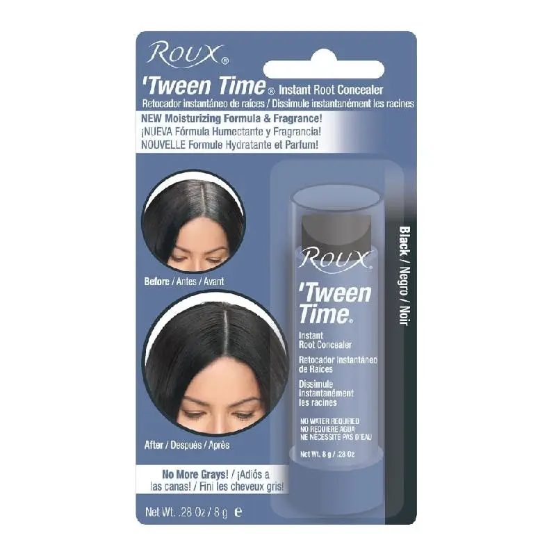 Roux Tween Time Instant Root Concealer Black 8g - Beauty
