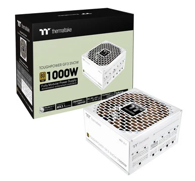Thermaltake PSTPD1000FNFAGUS Toughpower GF3 1000W 80+ Gold Fully Modular PSU - Snow White