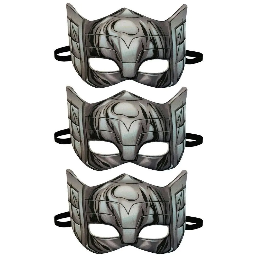 3x Marvel Avengers Thor Plush Eyemask Kids/Boys Halloween Superhero Costume - Fashion