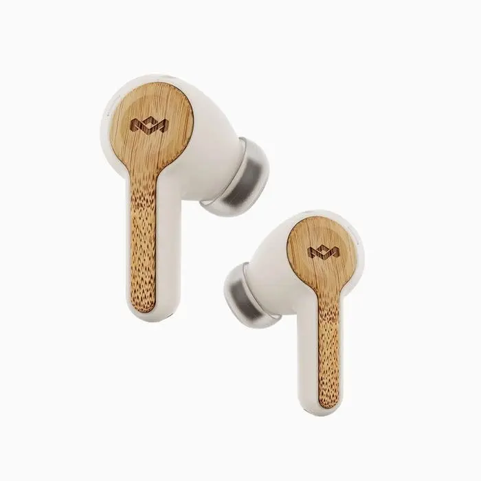 House of Marley Rebel True Wireless Earbuds/Bluetooth Earphones for Phones White - Electronics