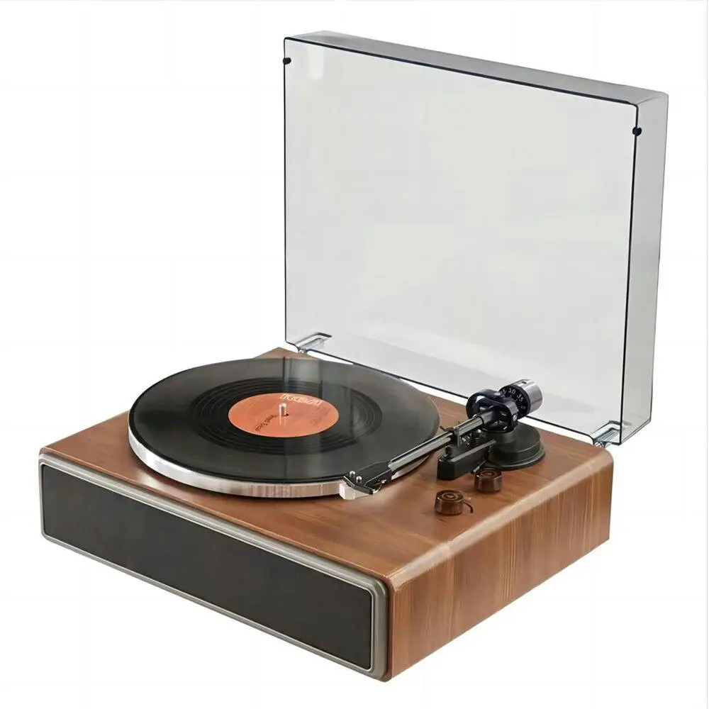 Silcron Anthem Turntable/Record Player with Built-In Bluetooth Speakers