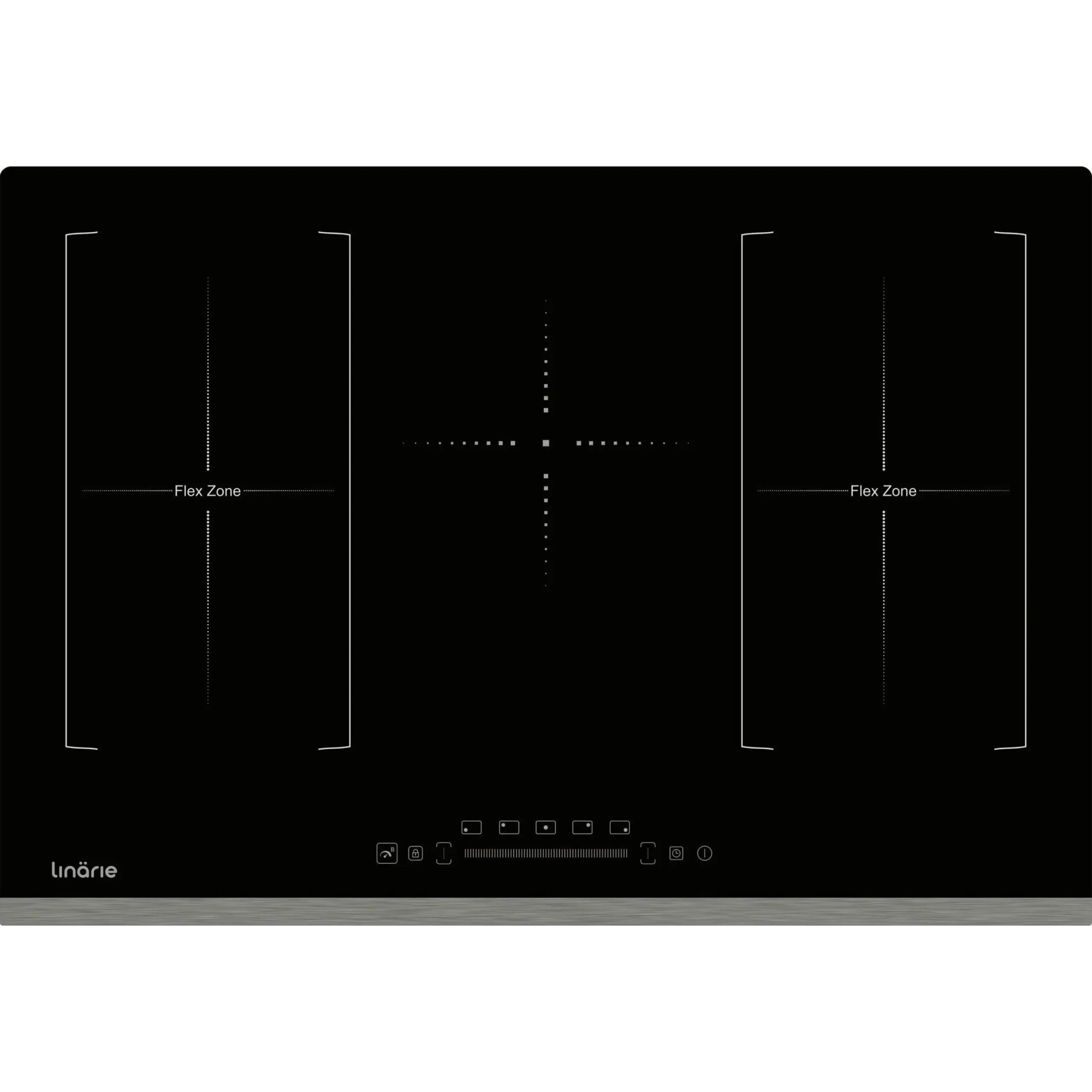 Linarie 77cm 4 Zone Induction Double Flex Zone Cooktop - Home & Garden