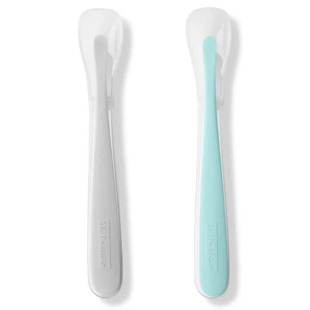 Skip Hop Easy Feed Spoons Grey/Soft Teal - Baby