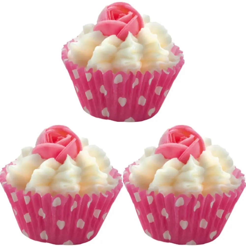 3PK Bomb Cosmetics Rosehip Bath Bomb Buttercup Body Moisturising Skin Fragrance - Beauty