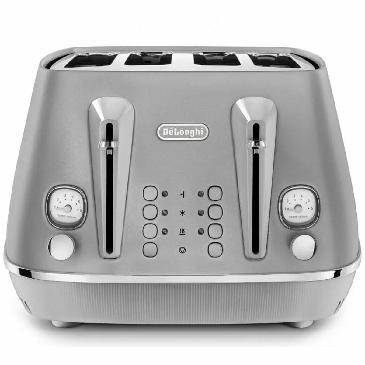 De'Longhi Distinta Perla Four Slice Toaster Silver - Home & Garden