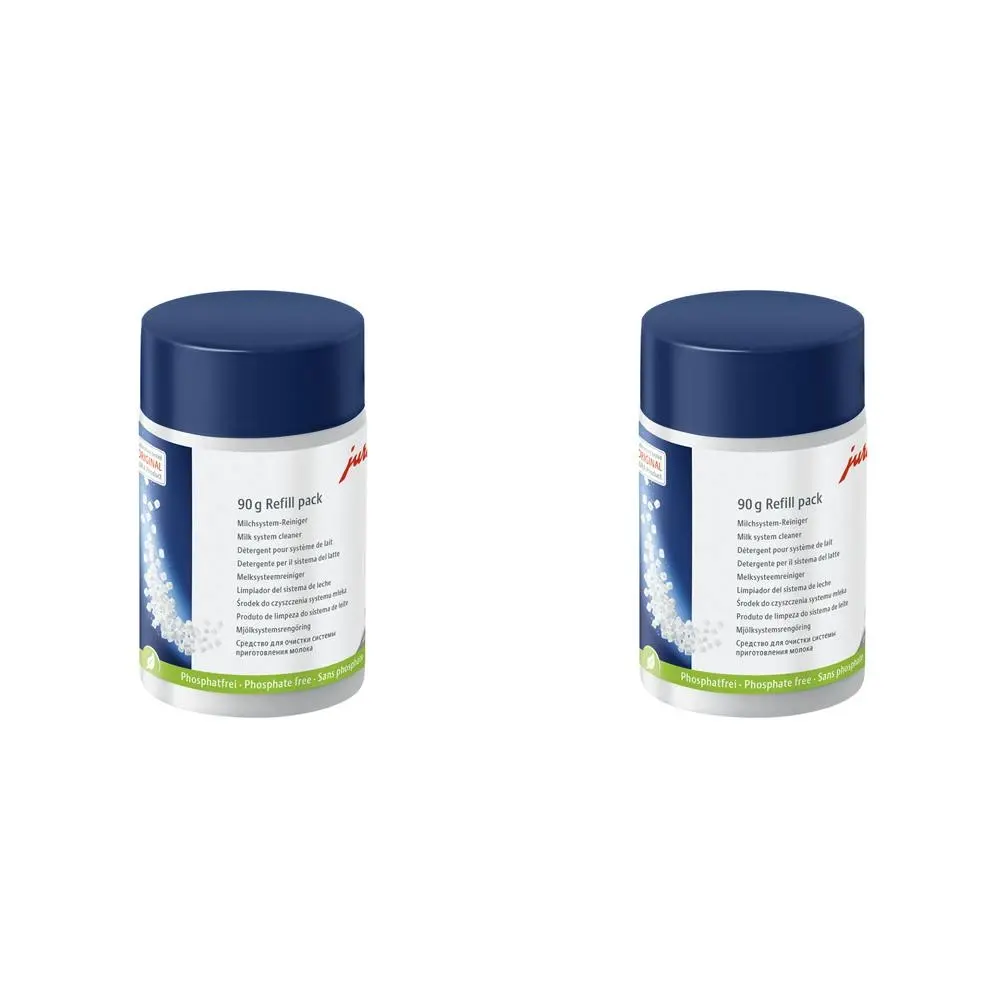 2x Jura Milk System Residue Coffee Machine Cleaner Tablets/Tabs 90g Refill - Home & Garden