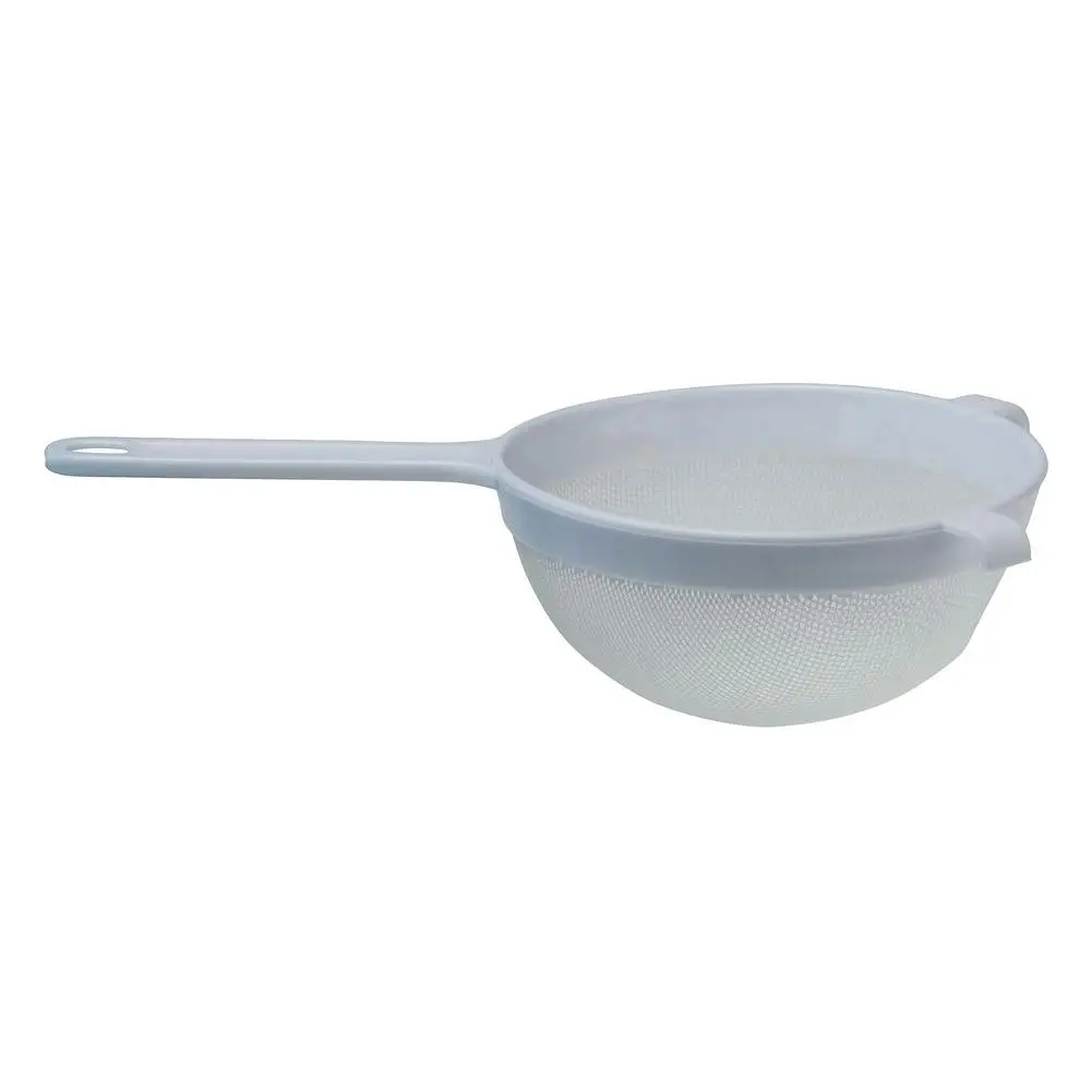 Cuisena 16cm Nylon Mesh Strainer Pasta Noodles Drainer w/ Long Handle White - Home & Garden