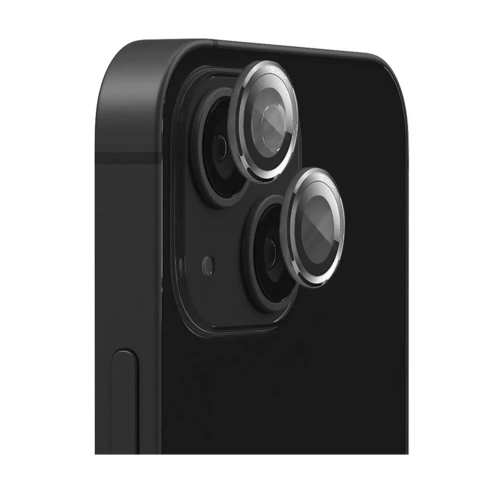 EFM Camera Protection 9H Tempered Glass Lens Armour For iPhone 15/15 Plus Carbon - Electronics