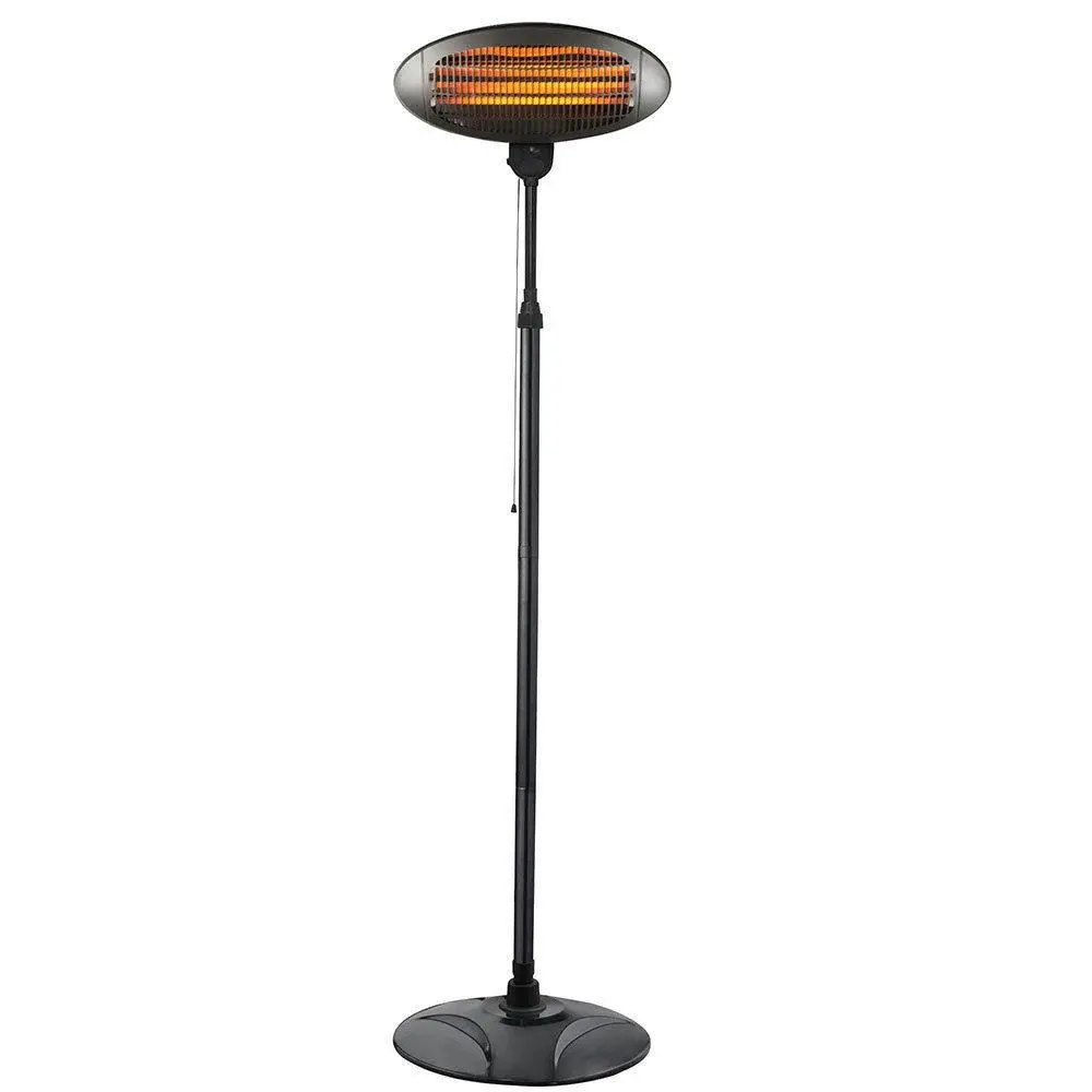 Heller 2000W Portable Indoor/Outdoor Electric Patio Heater/Floor Pedestal - Home & Garden
