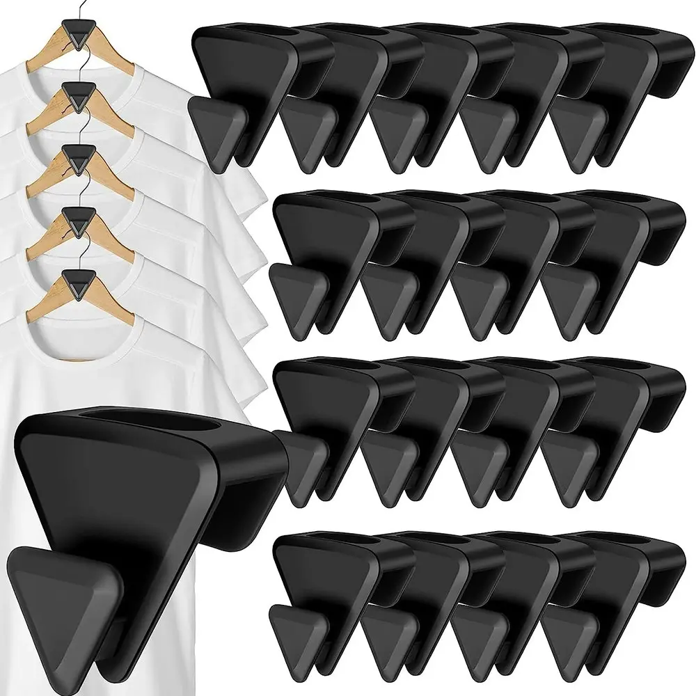 18Pcs Space Saving Closet Organizers Storage Hanger Extender Connection Hooks - Home & Garden