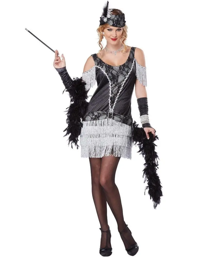 Razzle Dazzle 1920s Flapper Womens Costume - Fashion