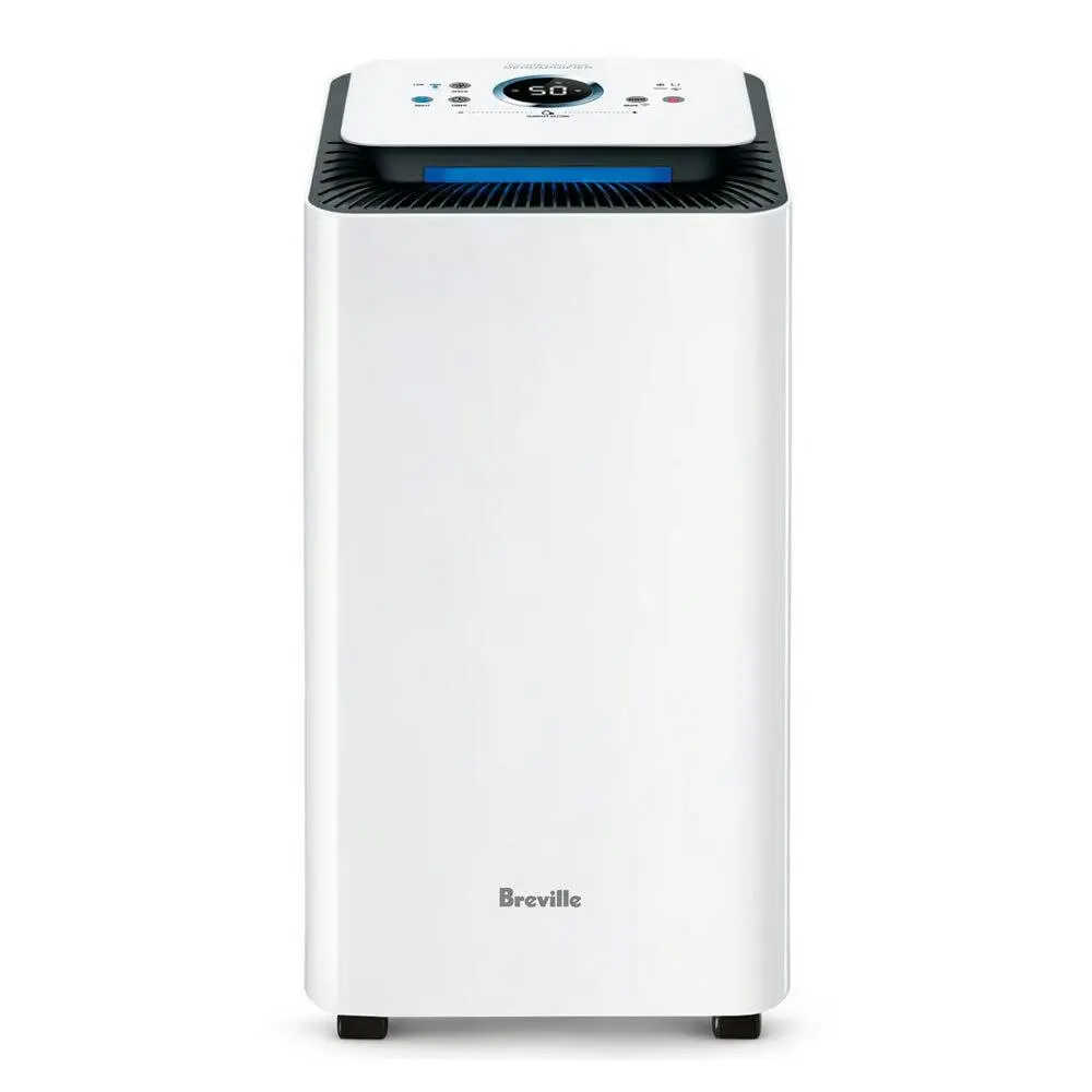 Breville Electric The Smart Dry Connect Small Room Dehumidifier White 350W - Home & Garden