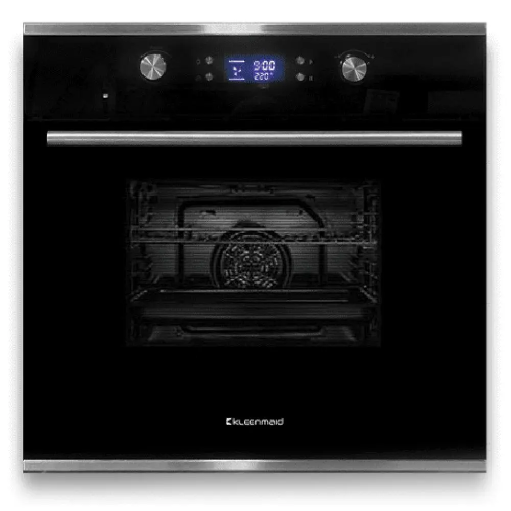 Kleenmaid 75L Built-In 60cm Multifunction Electric Fan Forced Glass Door Oven