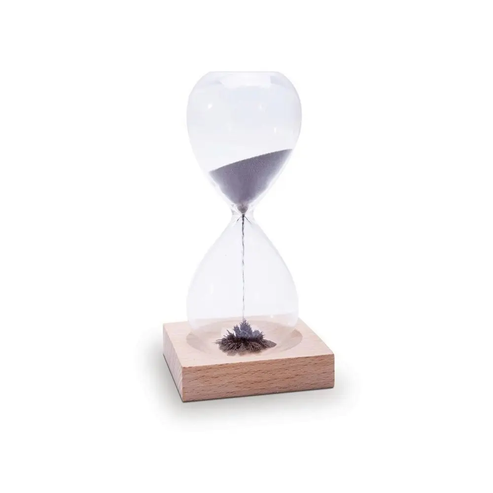 IS Gift Sands Of Time Magnetic Focus Study Home Decor Working Hourglass 17cm - Home & Garden