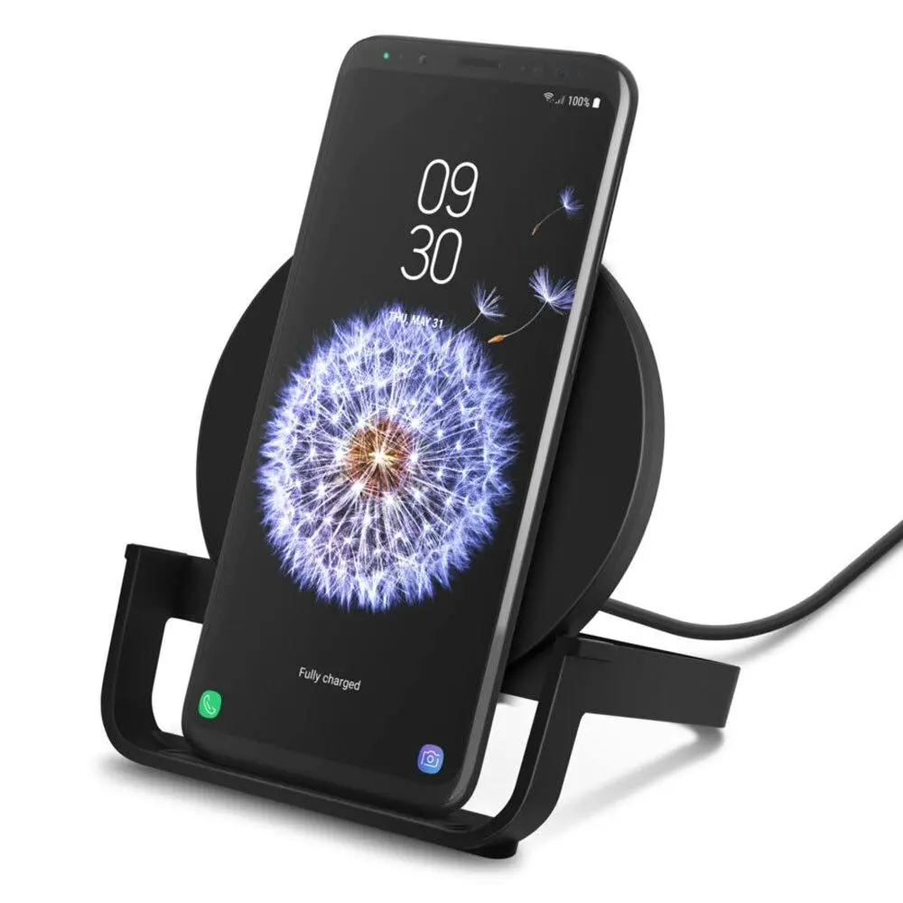 Belkin 10W Qi Wireless Charging Stand f/ iPhone 11 Pro/Samsung Galaxy Note 10 BK - Electronics