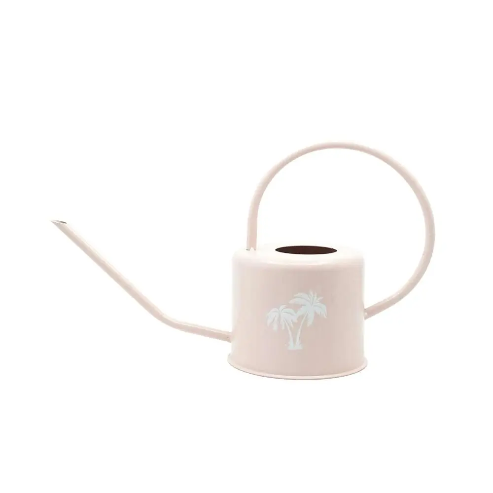Rayell Palm Metal 36cm Watering Can Gardening Container Home/Garden Decor Peach - Home & Garden