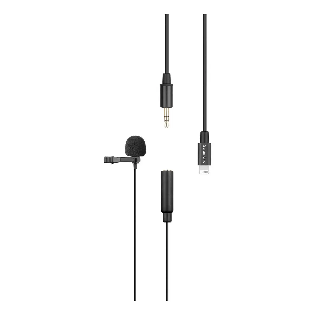 Saramonic LavMicro U1B Omnidirectional Lavalier Microphone with Lightning Connector for iOS Devices (6m) - Electronics