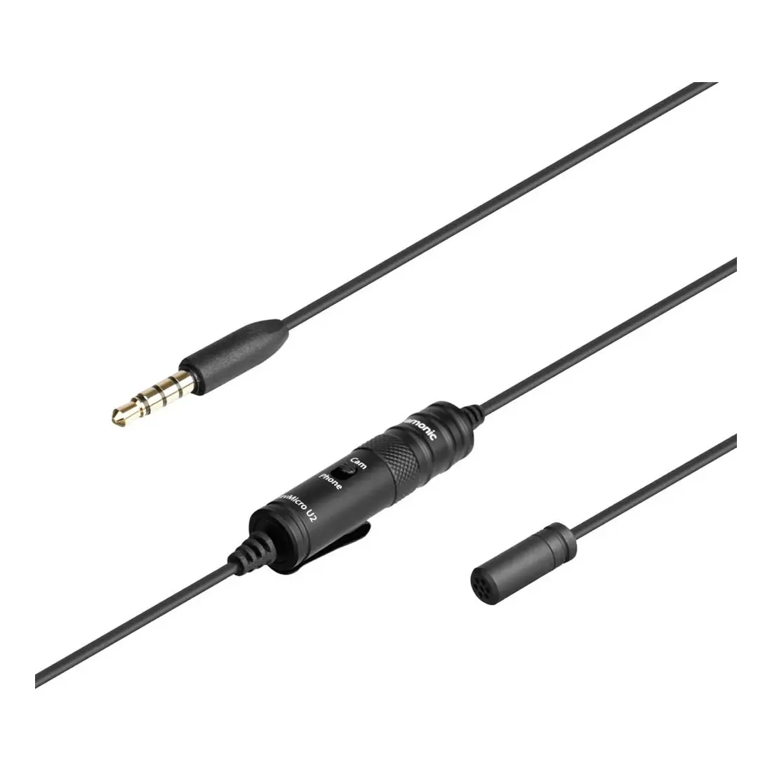 Saramonic LavMicro U2 Omnidirectional Lavalier Microphone 3.5mm Locking Type Male Jack to USB Type C - Electronics