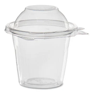 Dart SC12D Safeseal Tamper-resistant, Tamper Evident Bowls, Dome Lid, 12 Oz, 4.36 X 8.84 X 4.52, Clear, Plastic, 256/carton