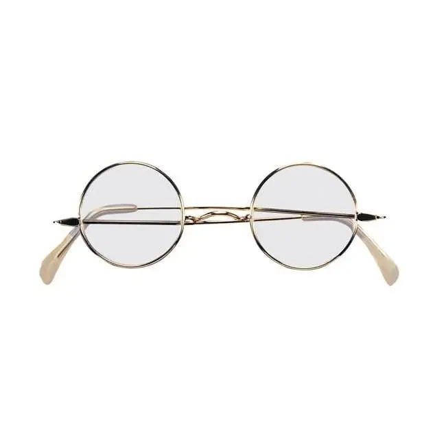 Rubies Round Santa Metal Glasses Christmas Dress-up Costume Eyewear Accessory