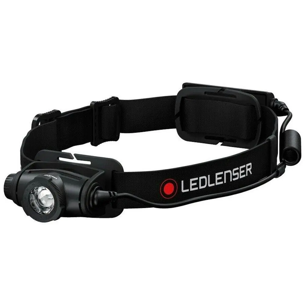 Led Lenser H5R Core Rechargeable Focusable Flashlight Head Torch | 500 Lumen - Sports & Outdoor