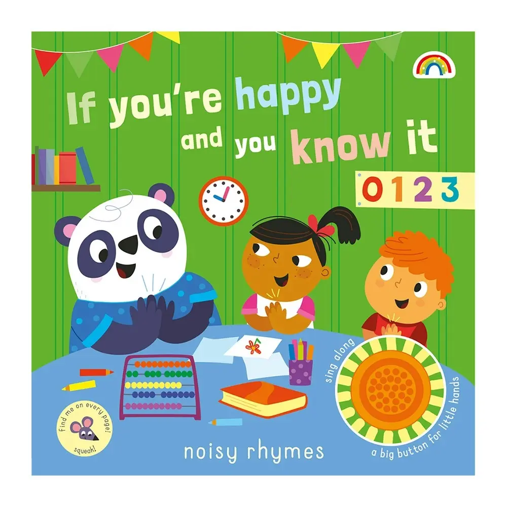 Really Decent Books Noisy Rhymes Happy & You Know It Kids Activity/Sound Book 1+ - Entertainment