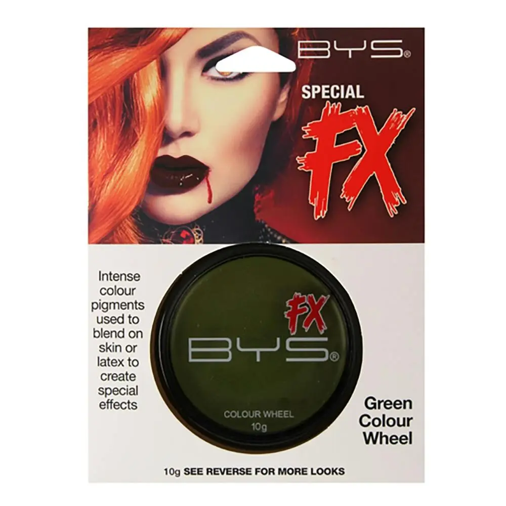 BYS Special FX Green Colour Wheel Costume Makeup/Cosmetics Creamy/High Pigment - Beauty