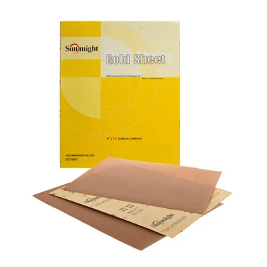 Sunmight Usa SUN-9110 Gold - 9" X 11" Plain Sheet , 180grit, Box/50 9110_59_1