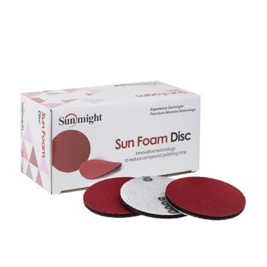 Sunmight Usa SUN-96125 Sunfoam - 3" No Hole Grip Foam Disc , 3000 Grit, Box/20