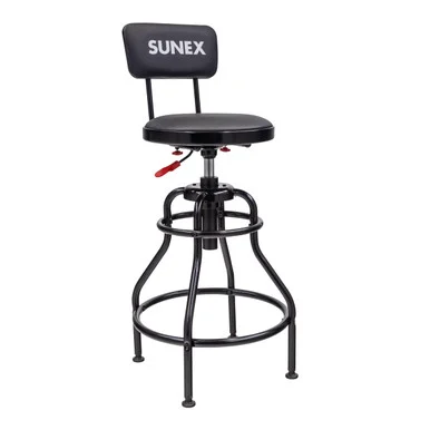 Sunex SUU-8516B Hydraulic Shop Stool - Black