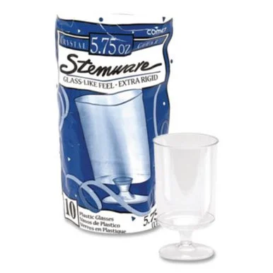 WNA Inc SW6 Comet Stemmed Drinkware, 5.75 Oz, Clear, 500/carton