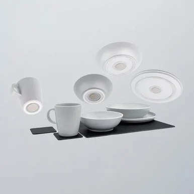 Silwy SYBRKGS11L Tableware Set White SYBRKGS11LG